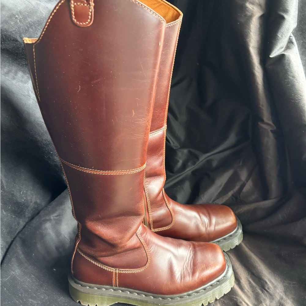 Dr. Martens Dark Brown Leather Boots